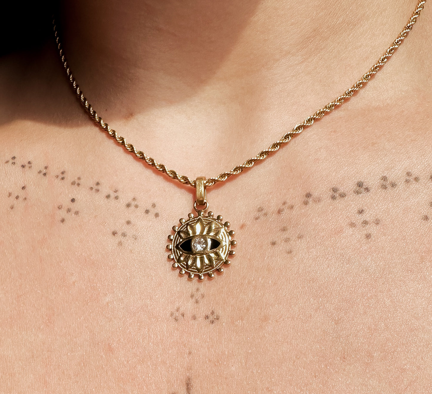 Prism Evil Eye Necklace