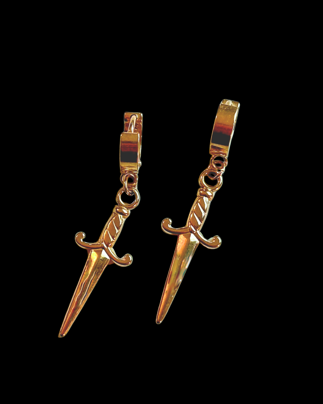 Dagger Earrings | Gold