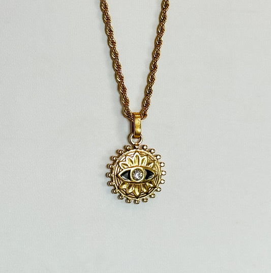 Prism Evil Eye Necklace