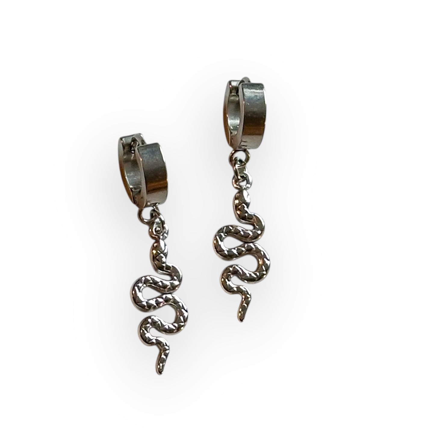 Snake Huggies |  Silver