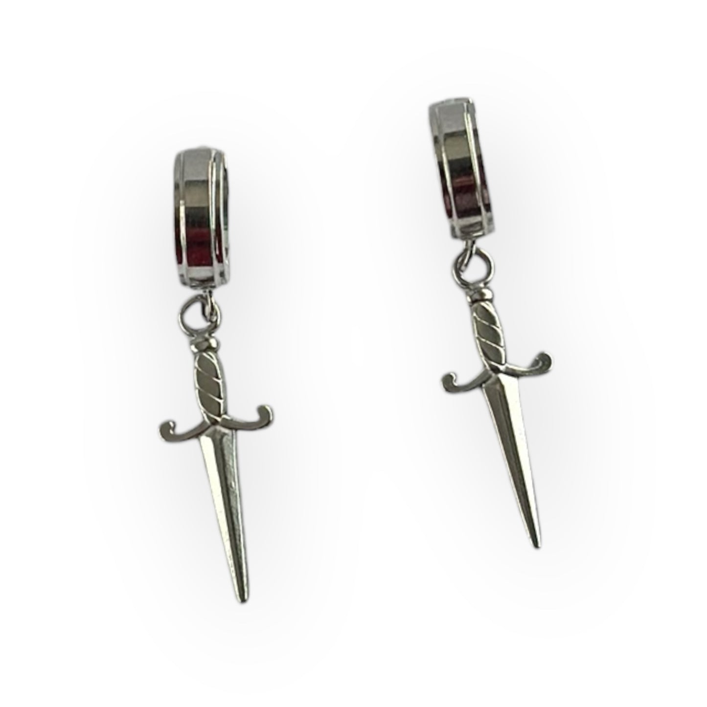 Dagger Earrings |  Silver