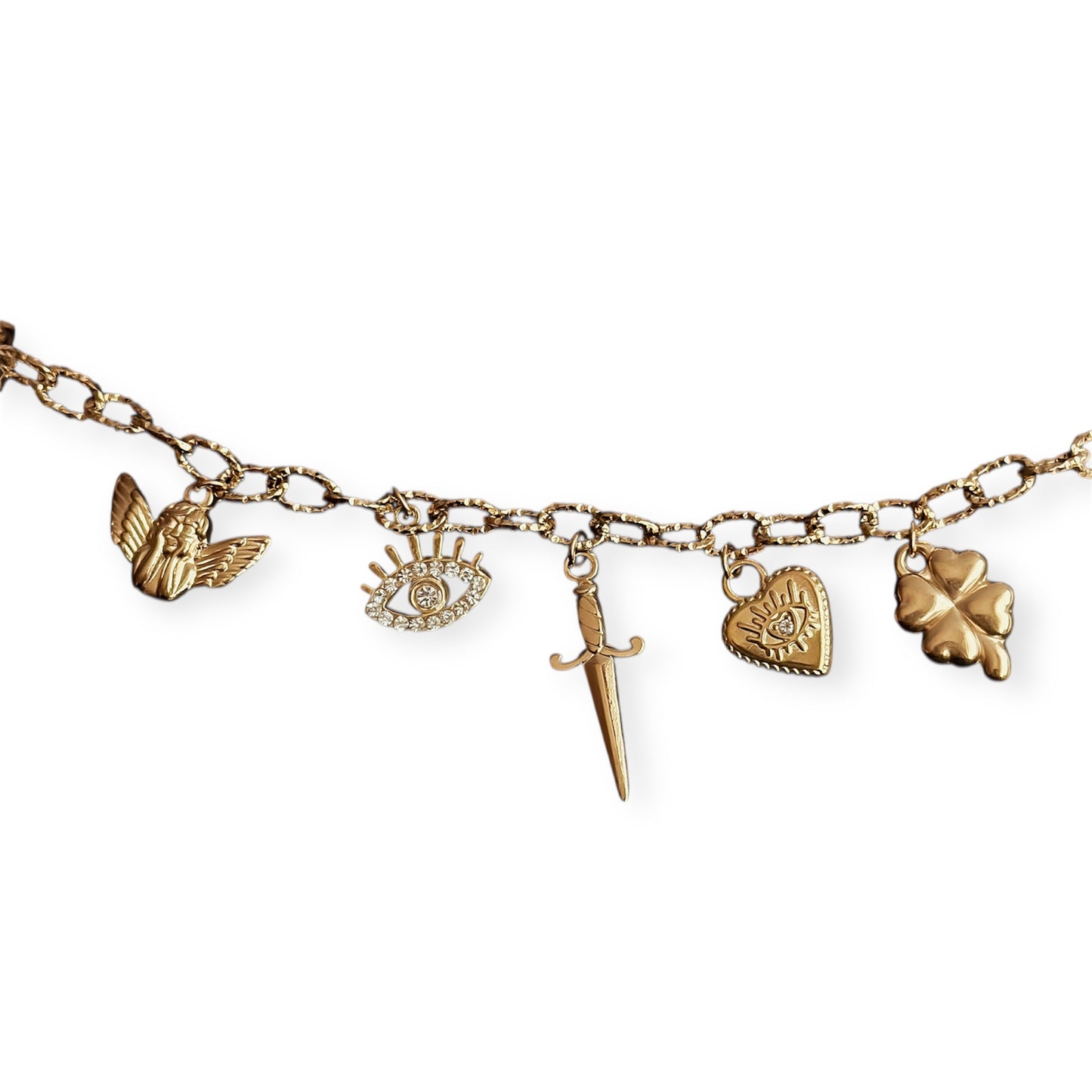 Lucky + Divine Charm Necklace