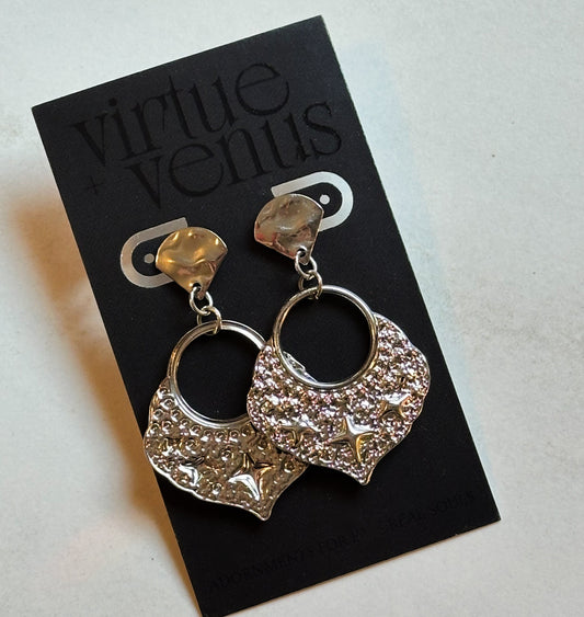 Athena Earings |  Silver