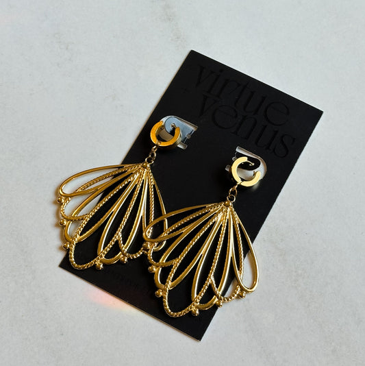 Monarch Hoops |  Gold