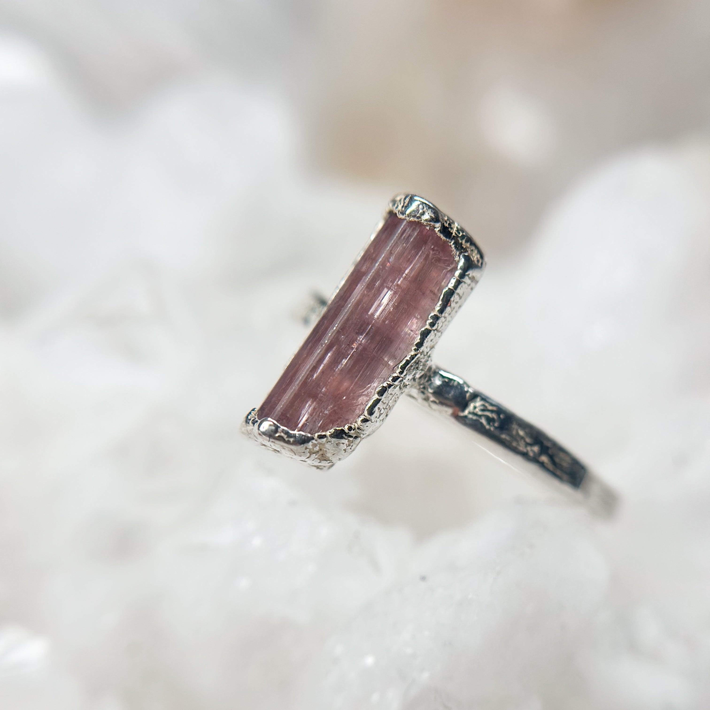 WINE PINK TOURMALINE Silver Ring ,Pink Gemstone, Multi Tourmaline Gemstone store ,Natural Diamond ,Birthday Gift ,Women Ring ,Promise Ring for Her