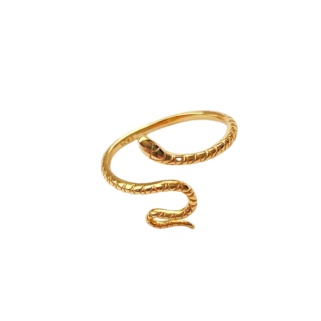 Medusa Dainty Constrictor Ring - Adjustable