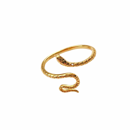 Medusa Dainty Constrictor Ring - Adjustable