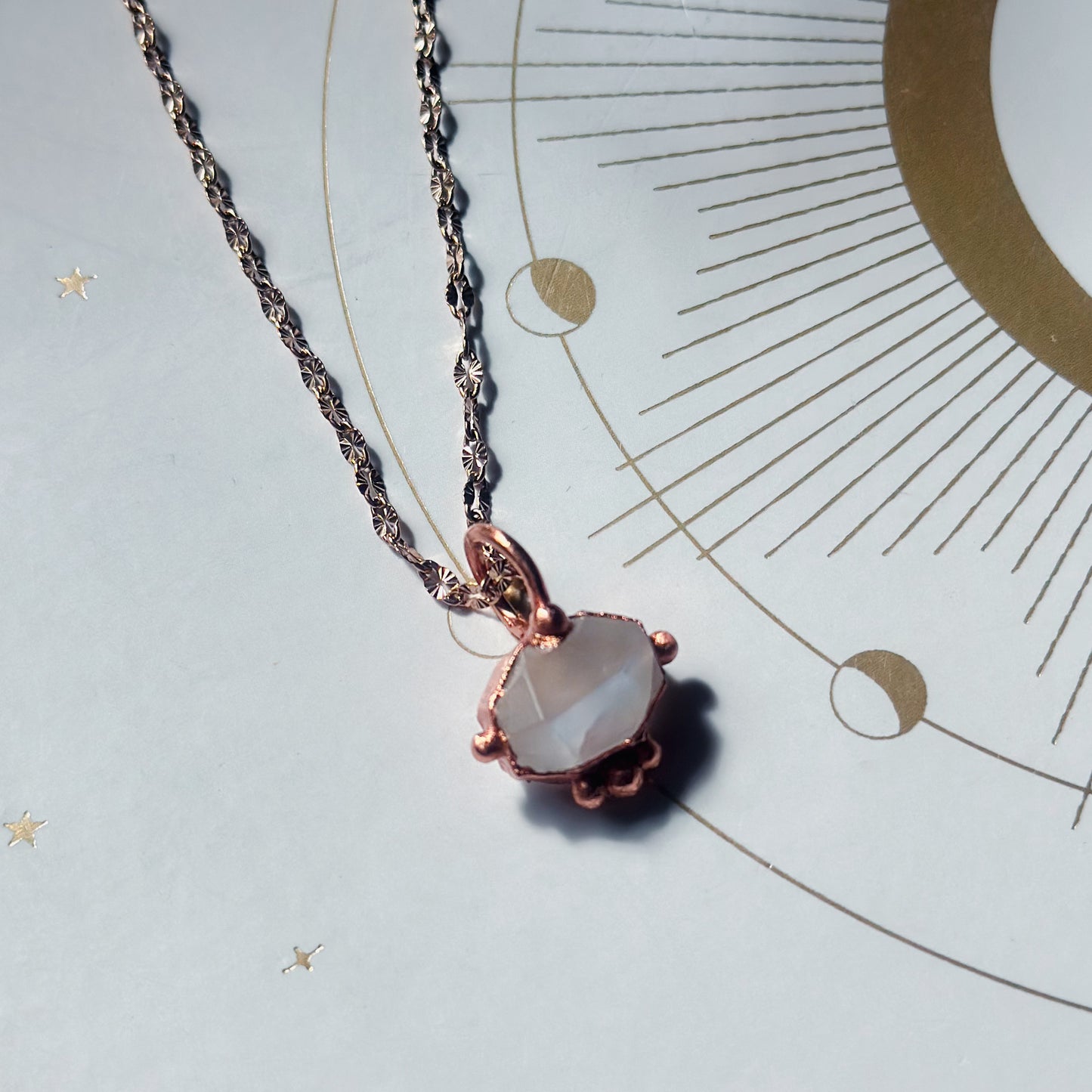 Moonstone Copper Necklace