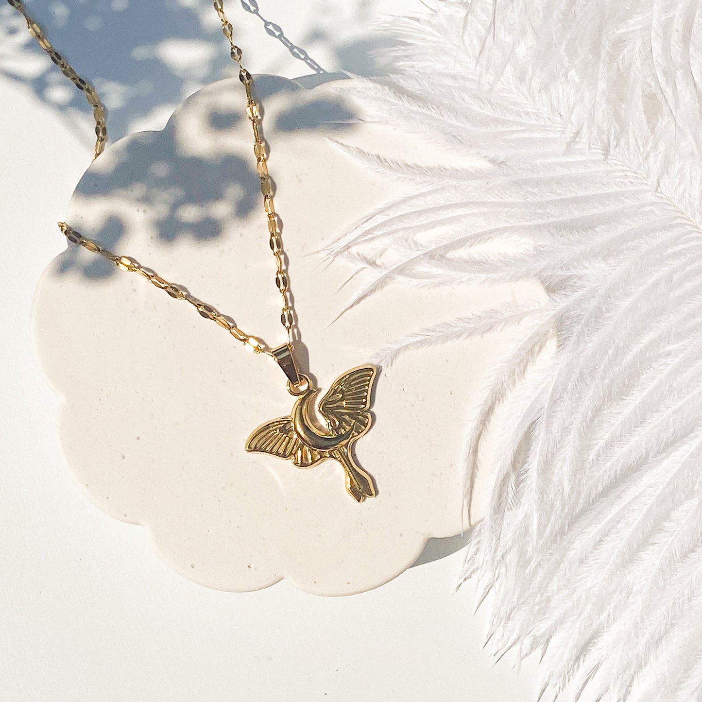 Lunar Moth Necklace